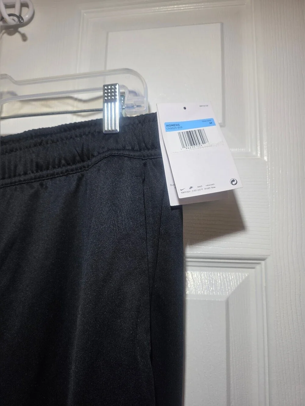 Nike Dri-FIT FC Soccer Track Pants Women Medium Black Athletic Joggers NWT